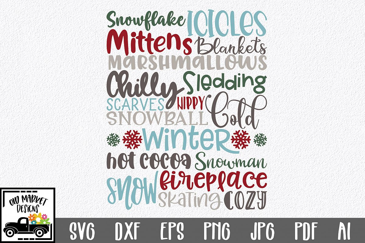 Winter Subway Art SVG Cut File example image 1