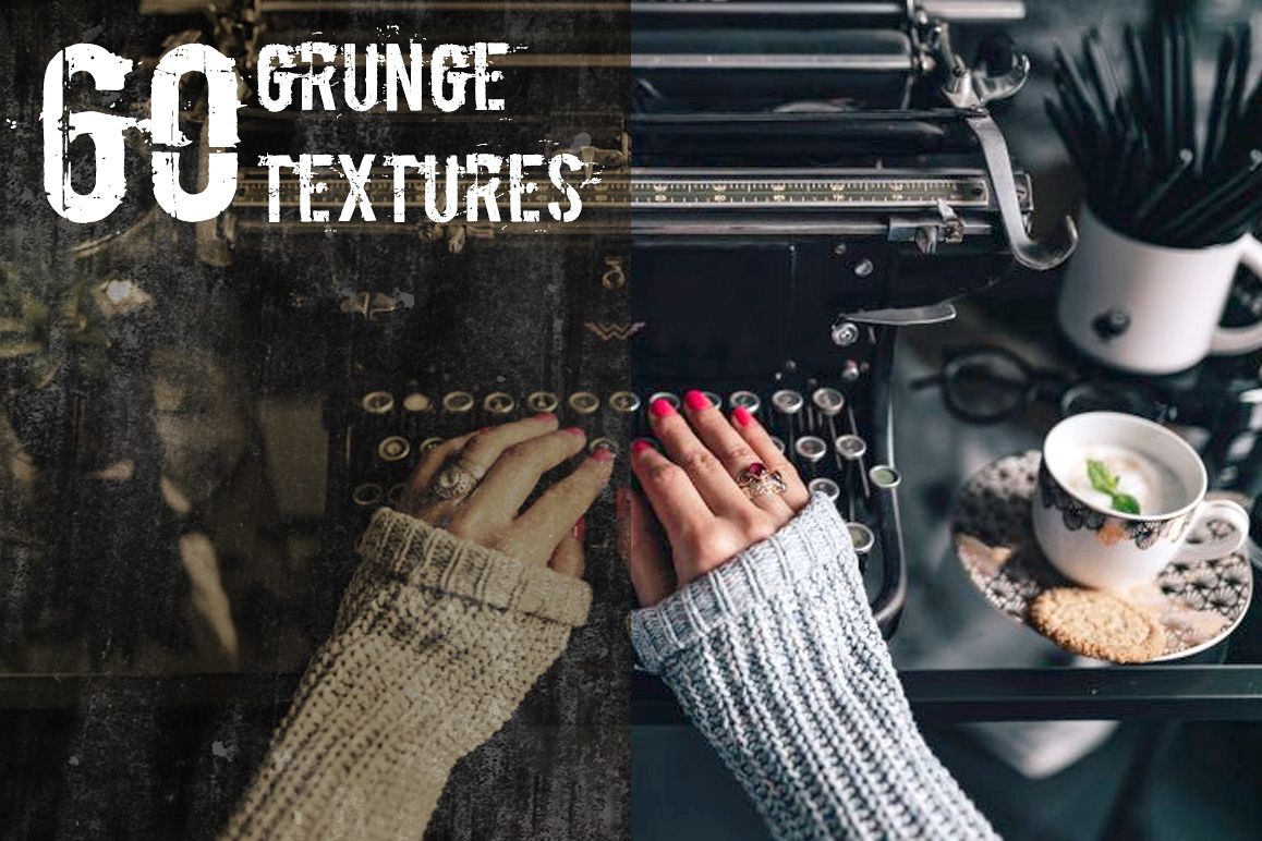 Grunge Texture Overlays example image 1