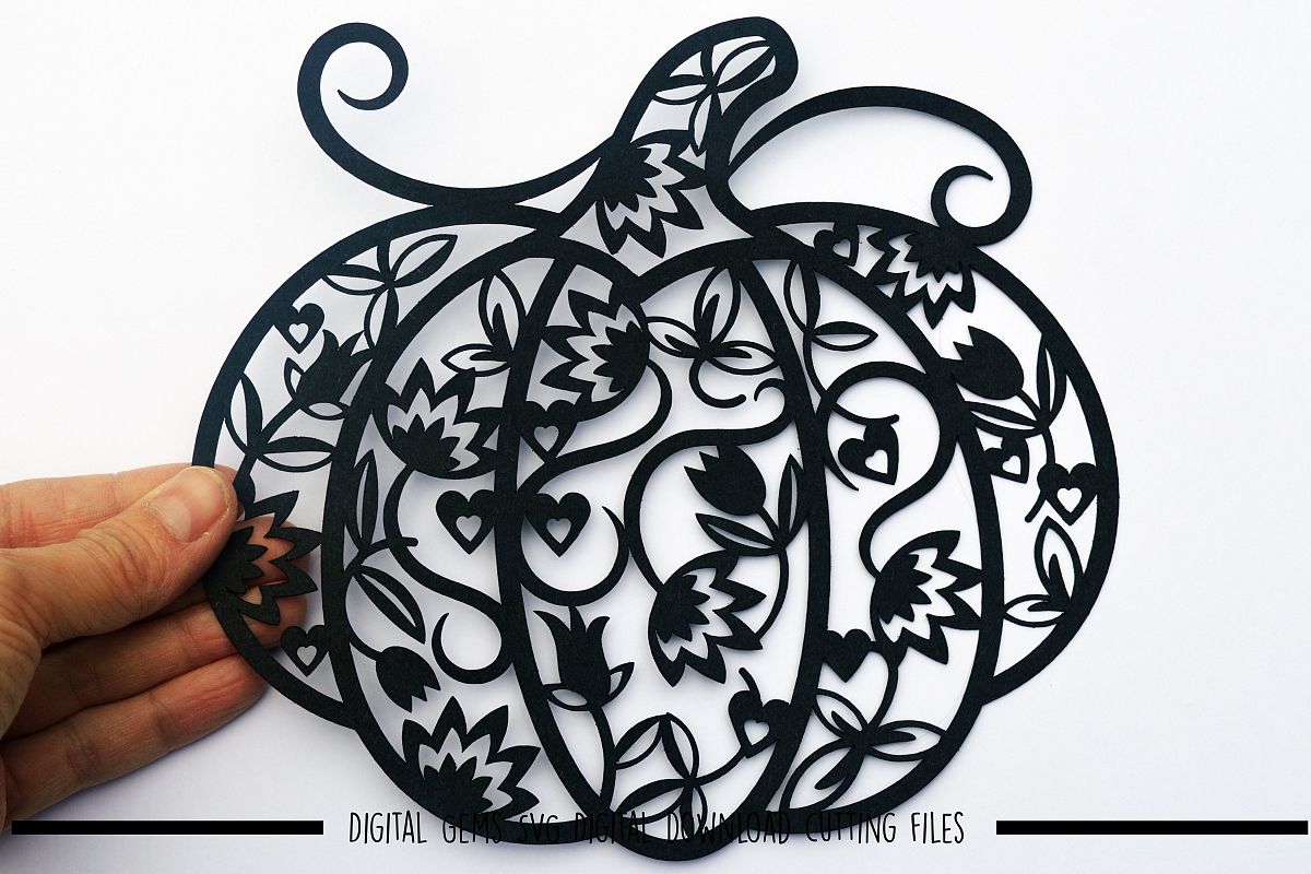 Download Pumpkin Paper Cut SVG / DXF / EPS Files