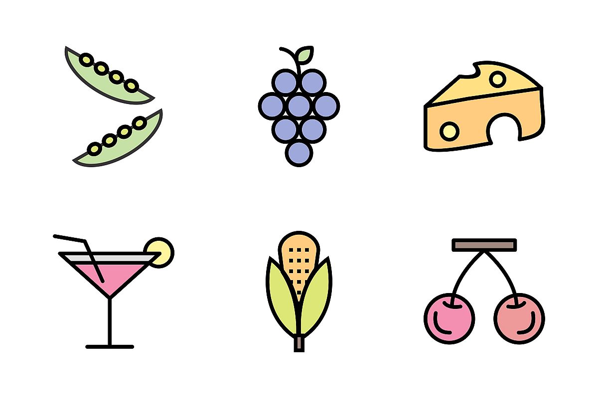 Set Of Food Icons example image 1