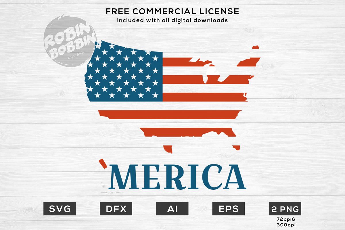'Merica - America Design for T-Shirt, Hoodies, Mugs and more example image 1