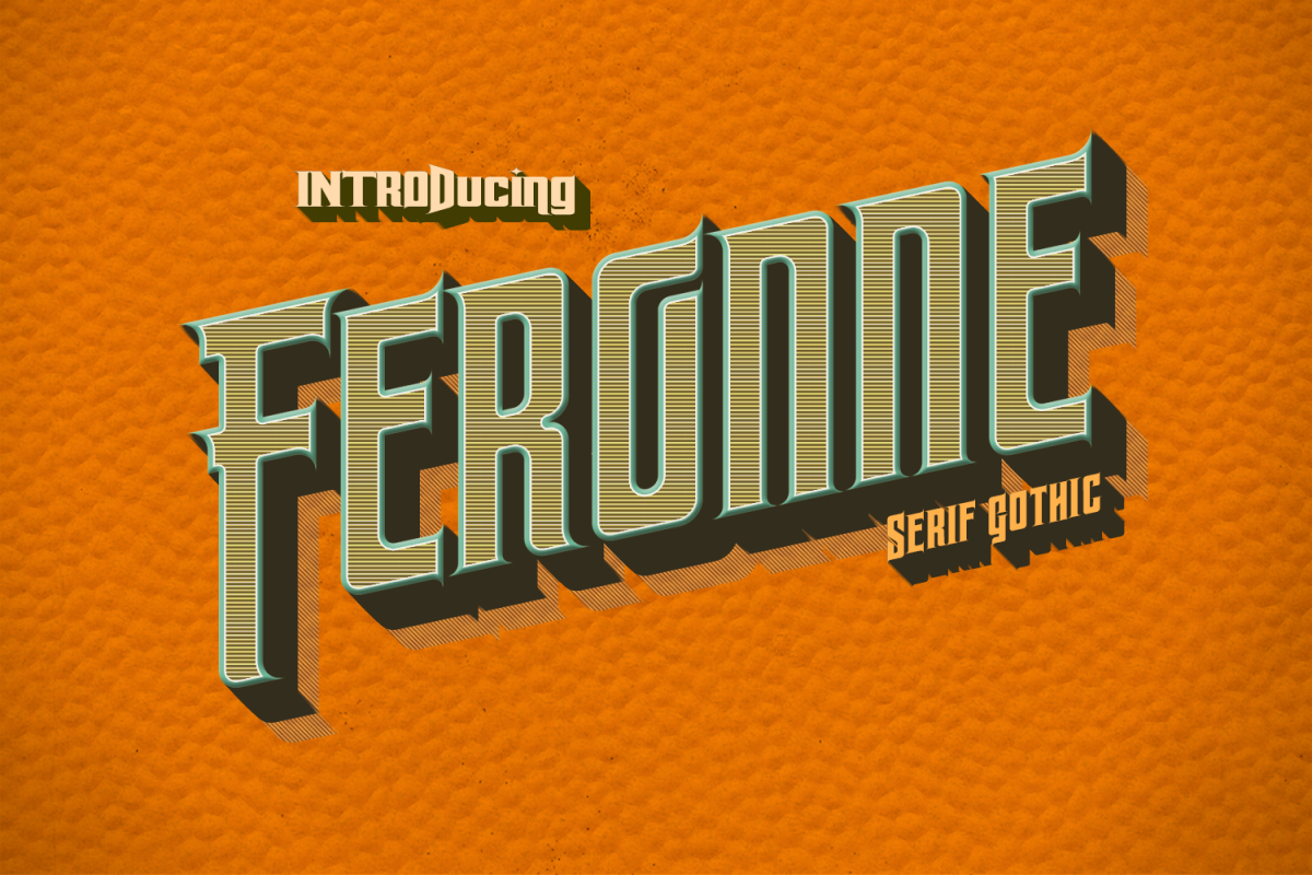 Feronne Serif Gothic Family example image 1