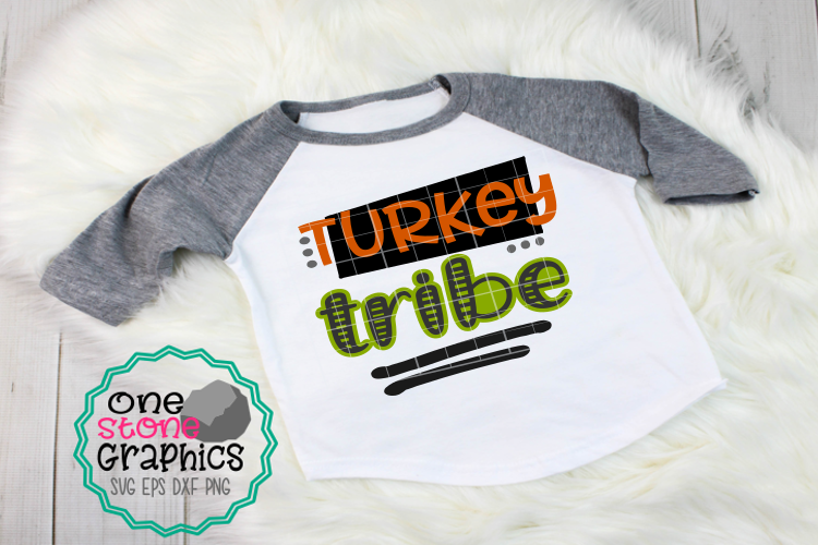 Turkey Tribe svg,thanksgiving svg,tribe svg,kids svgs example image 1