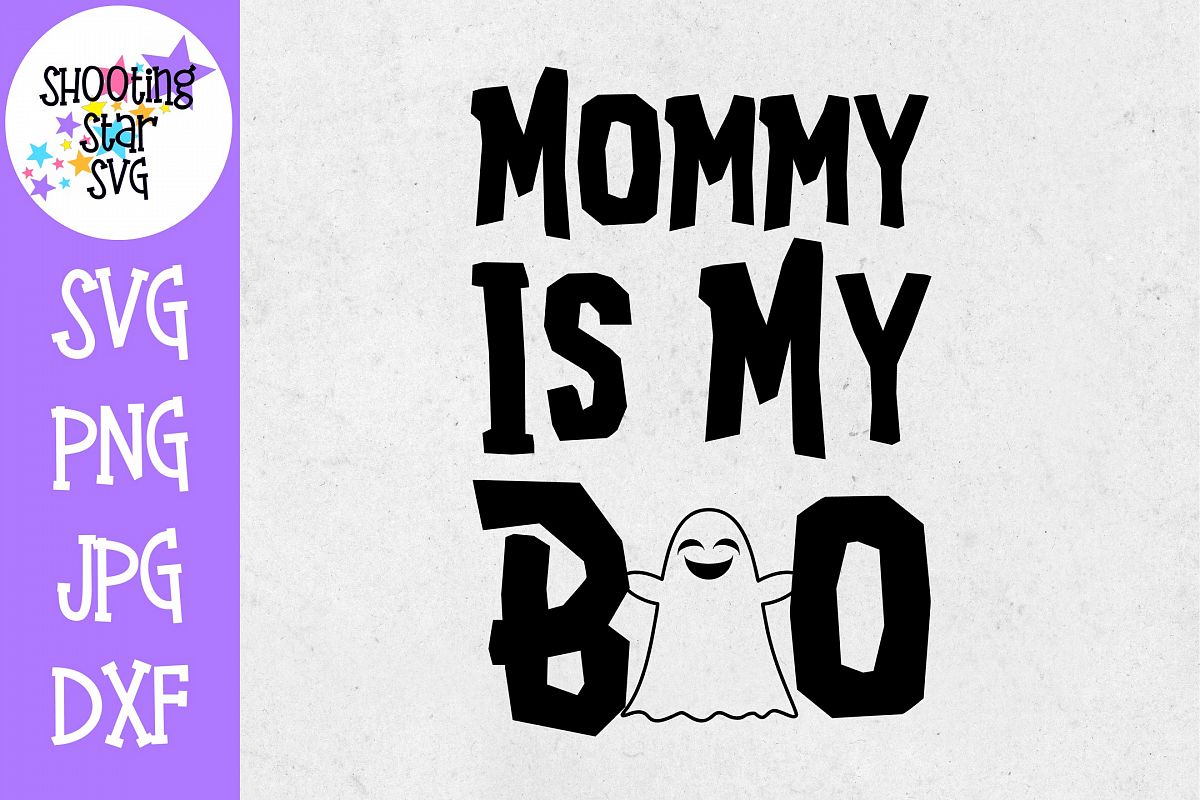 Mommy is my boo SVG - Little Kid SVG - Halloween SVG example image 1