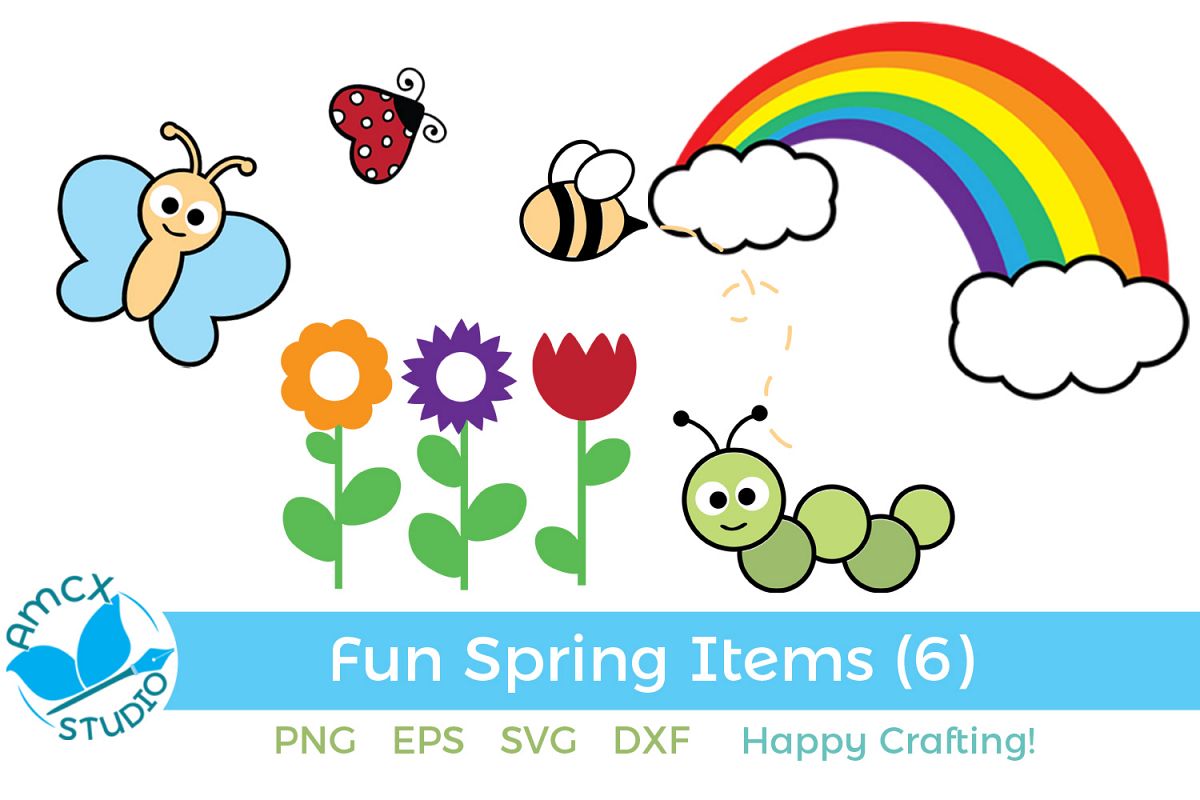 Spring Clip Art A Cute Set of Spring Images