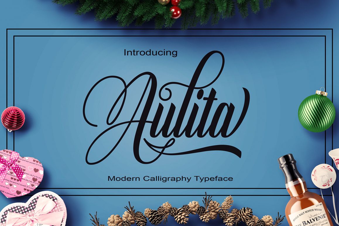 Free Aulita Script Fonts