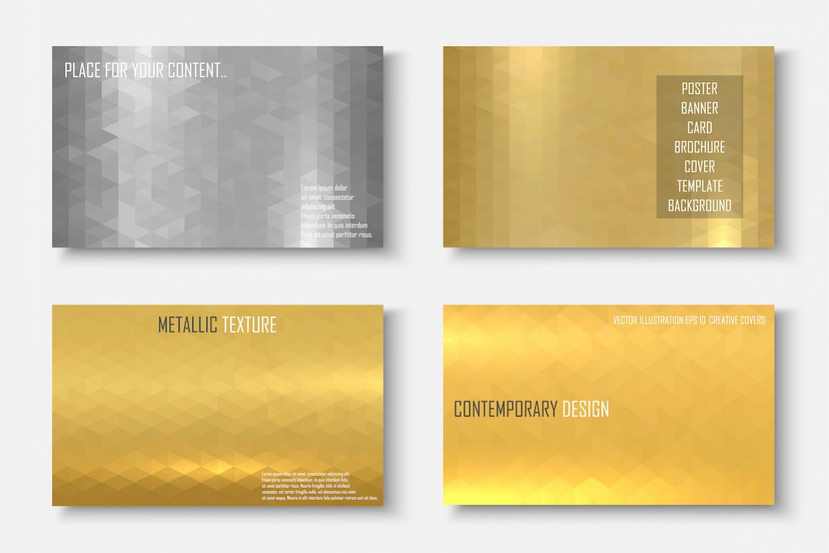 Colorful bright metallic templates example image 1