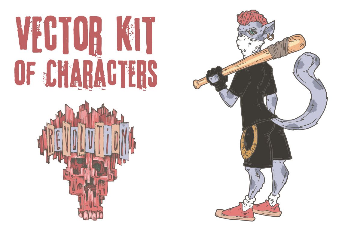 Vector Kit of Characters example image 1
