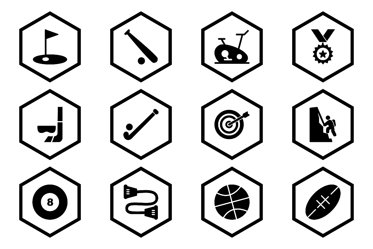 Set Of Sports And Game Icons example image 1