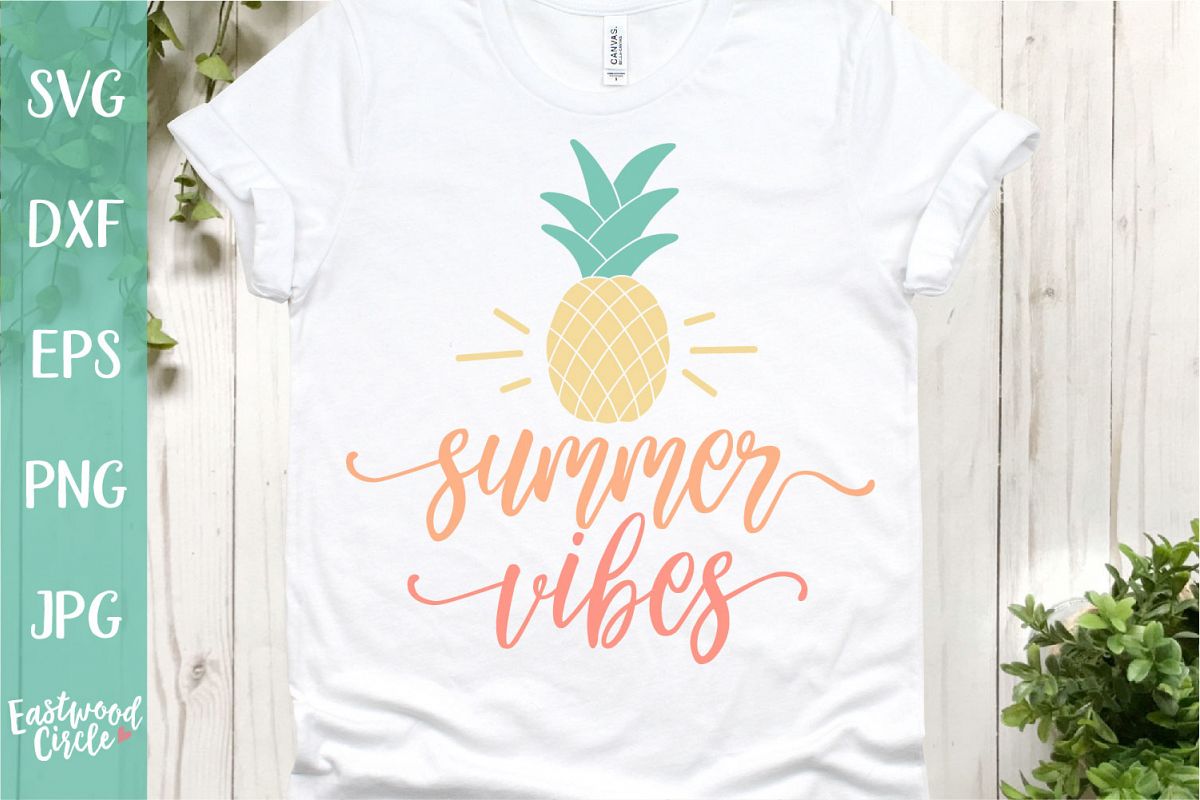 Summer Vibes - A Summer SVG File for Crafters example image 1