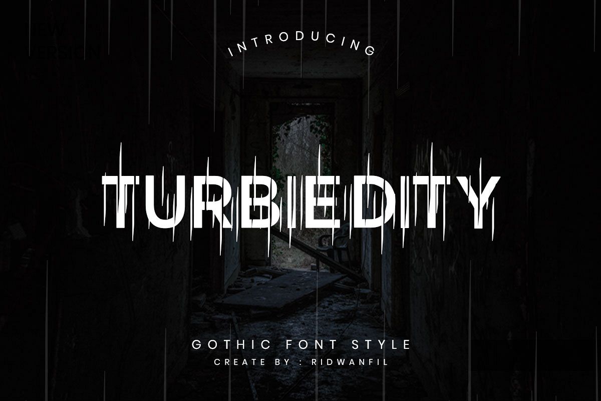 Turbiedity - Gothic Font Style example image 1