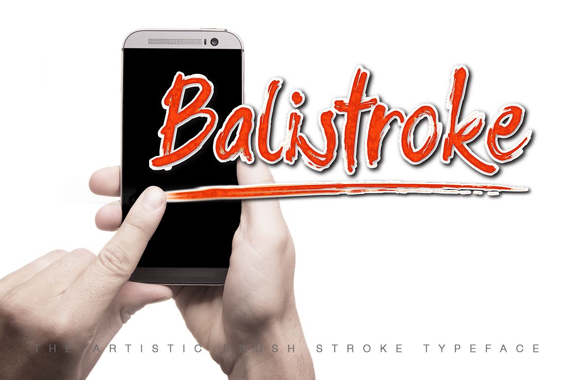 Balistroke Font example image 1