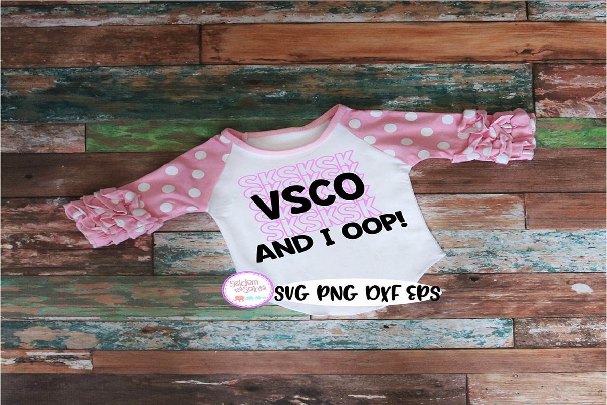 VSCO Girl SVG PNG EPS DXF example image 1