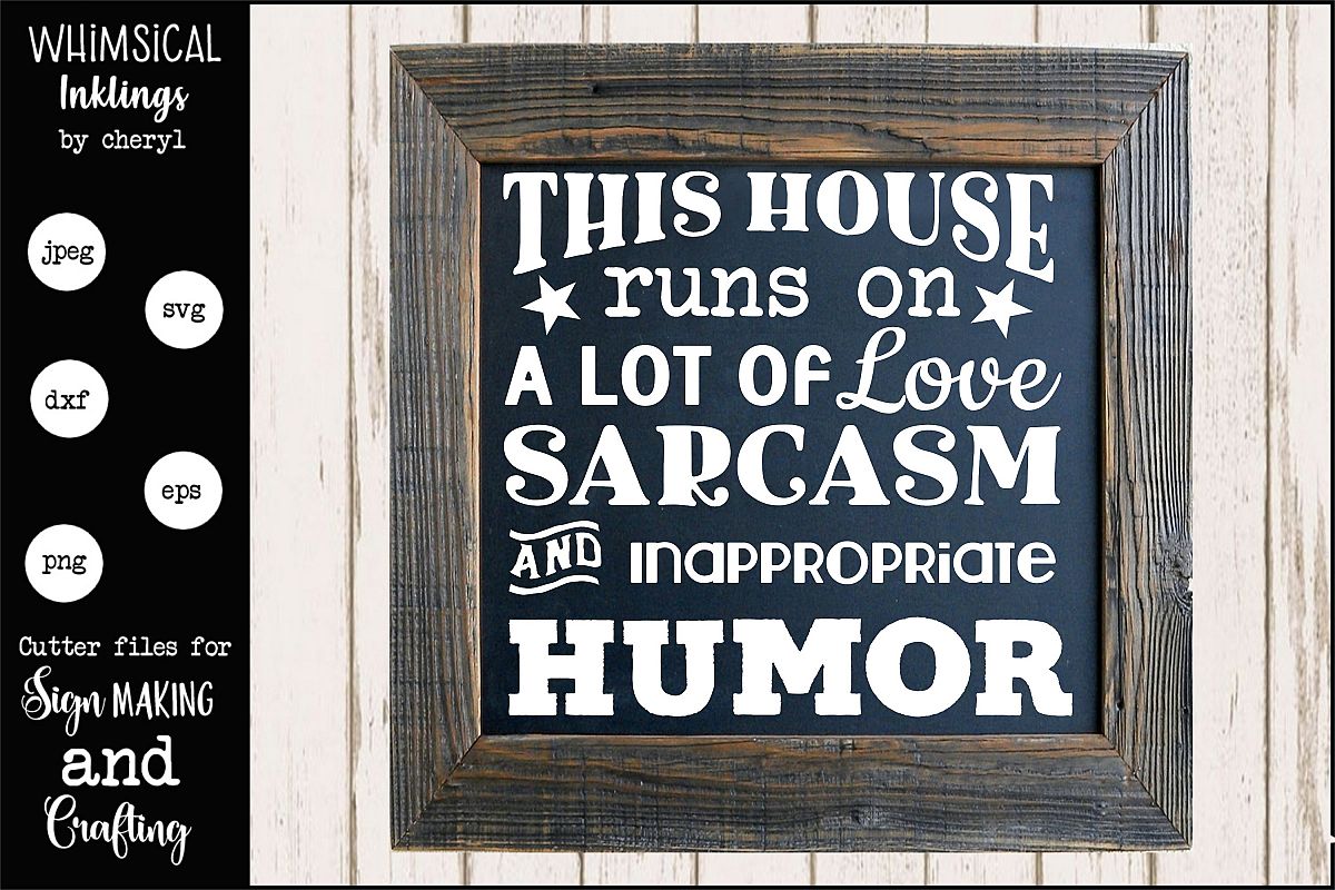 This House Runs On-Version 2 SVG example image 1