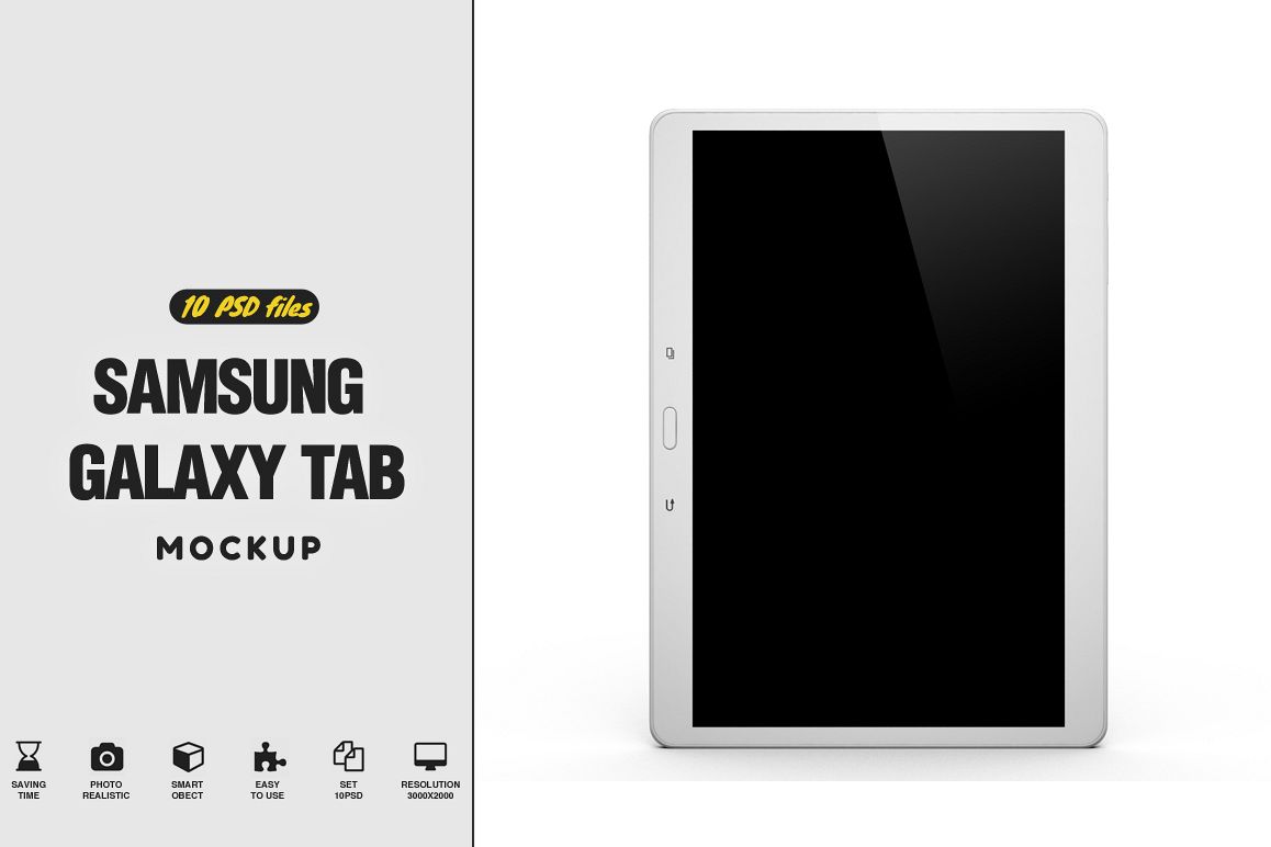 Samsung Galaxy S Tab Mockup example image 1