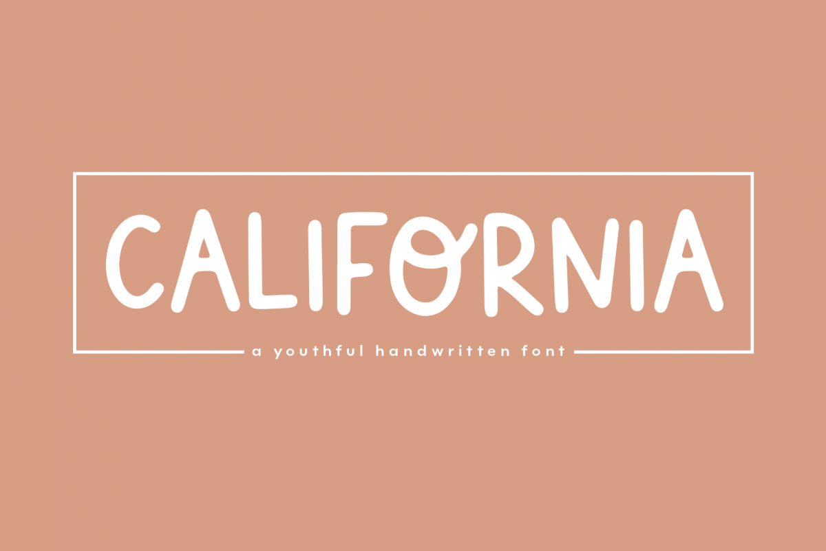 California - A Handwritten Font example image 1