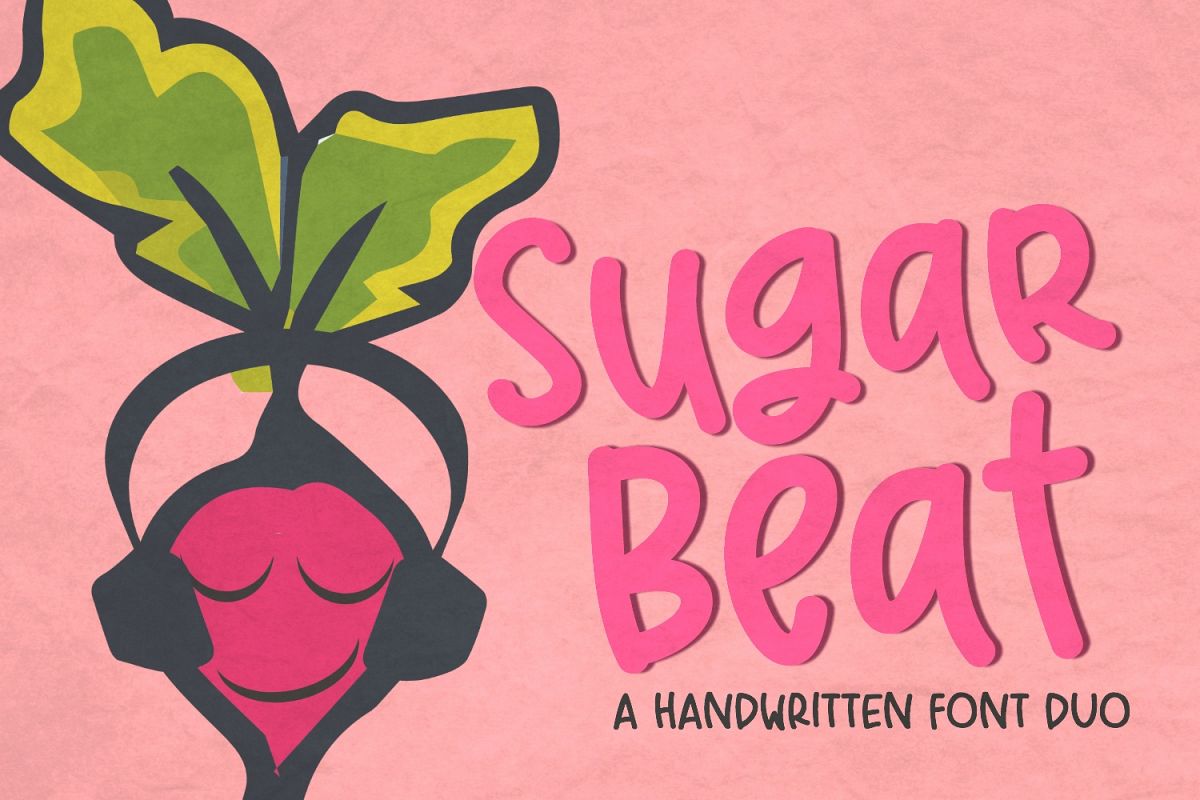 Sugar Beat Handwritten Font example image 1