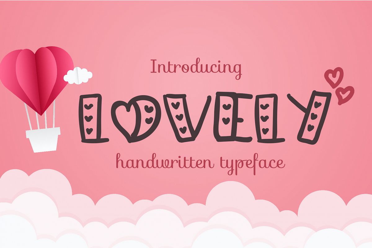 Lovely - Love Handwritten Font example image 1