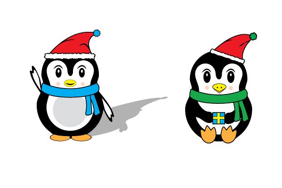 Download Penguin svg, Christmas svg files, SVG, DXF, EPS, cutting ...