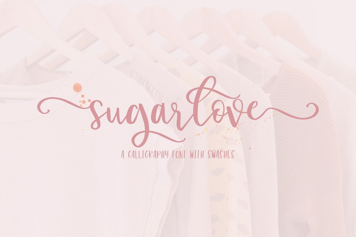 Sugarlove Bounce Calligraphy Font example image 1