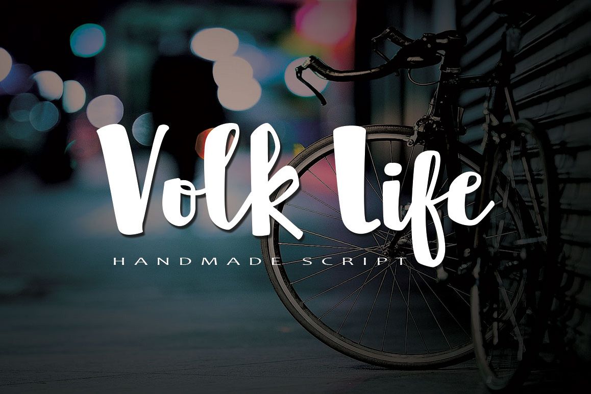 Volk Life Typeface example image 1