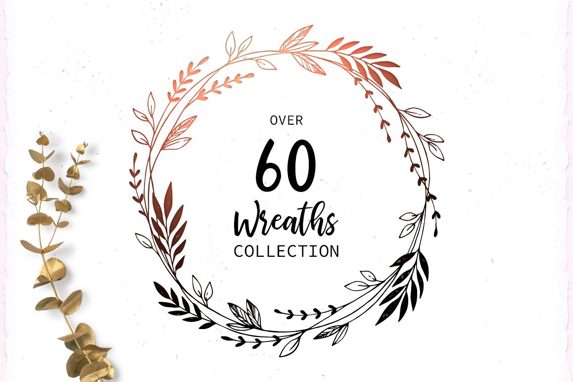 Big Wreaths set | Laurel Wreath example image 1