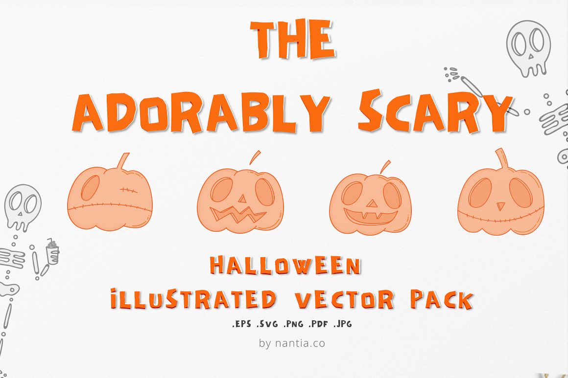Adorably Scary Halloween Pack example image 1