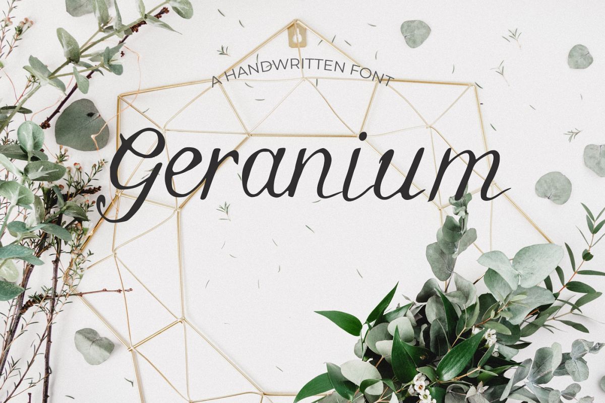 Geranium Font example image 1