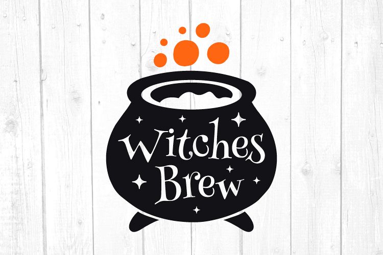 Witches Brew Svg, Witch Svg, Halloween Svg, Home Decor example image 1
