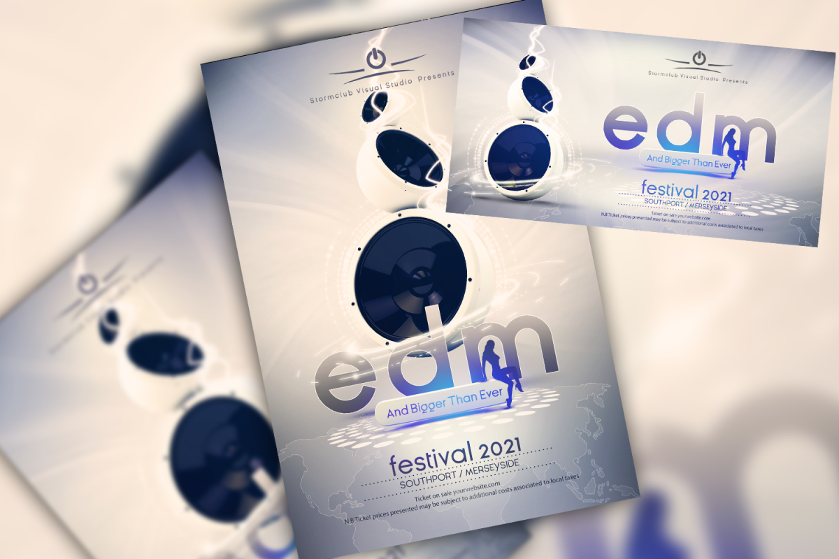 EDM Flyer Template example image 1