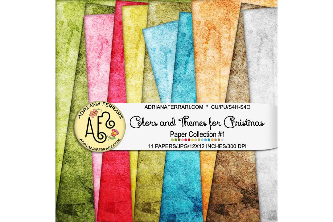 Colors and Themes for Christmas Papers 1 example image 1
