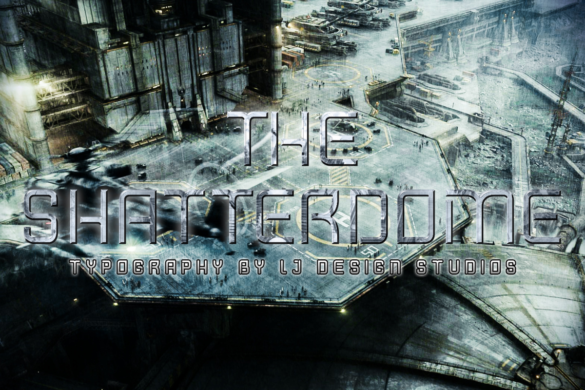 Shatterdome 3 fonts example image 1