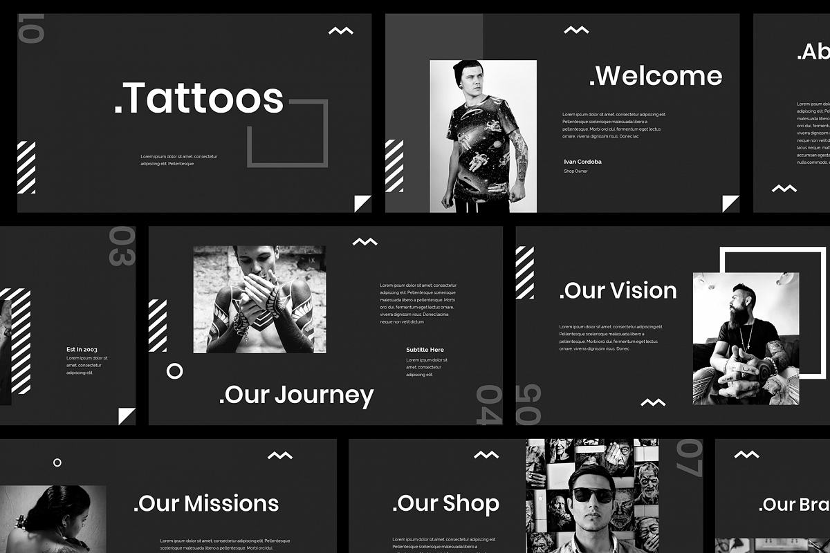 Tattoo Powerpoint Presentation example image 1