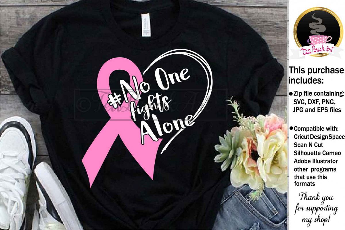 Breast Cancer Awareness Cutting Files 1093 example image 1
