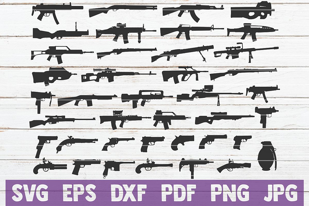 Download Guns SVG Cut Files | commercial use (248714) | Cut Files ...