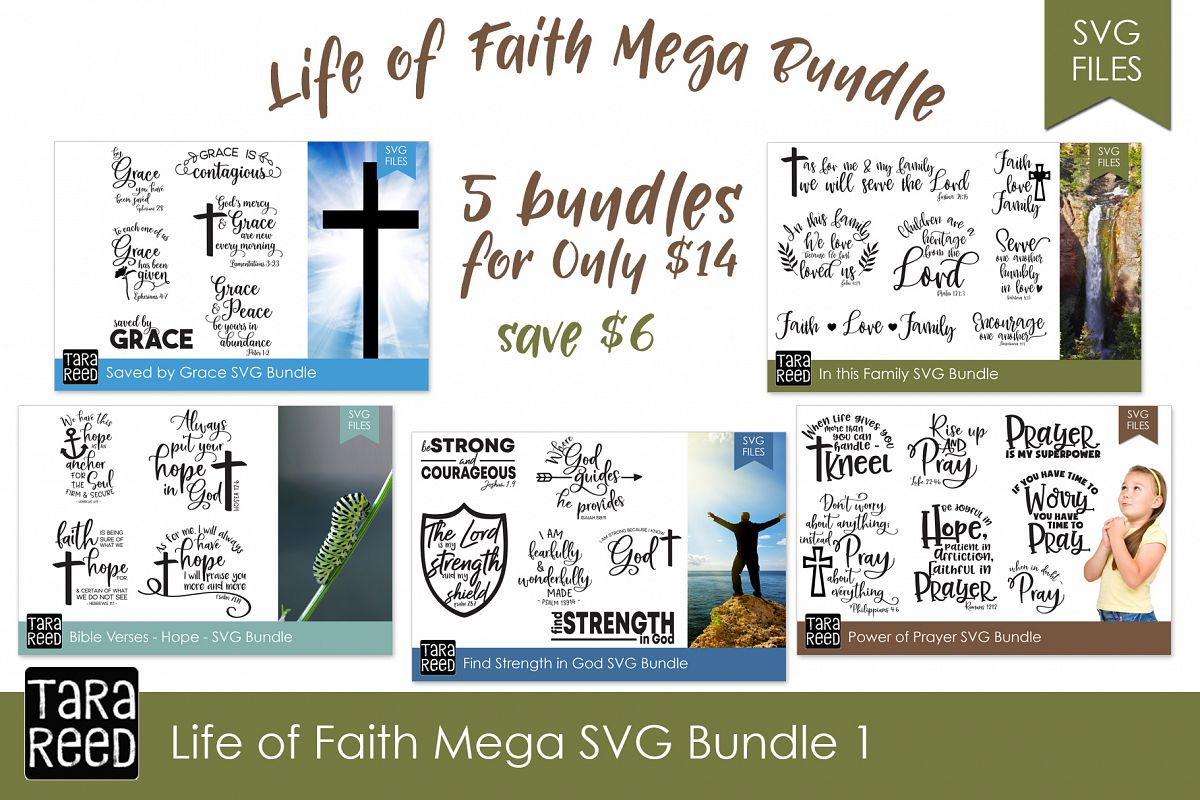 Download Life Of Faith Mega Svg Bundle