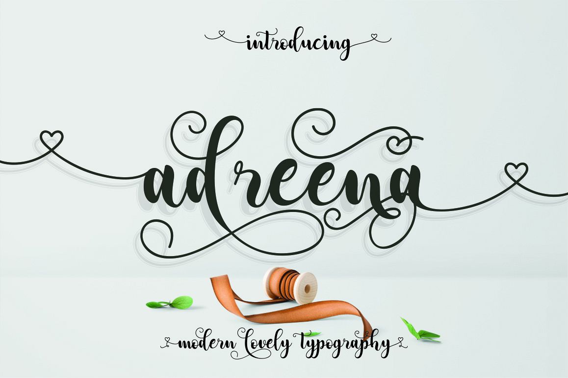 Adreena Lovely Font example image 1