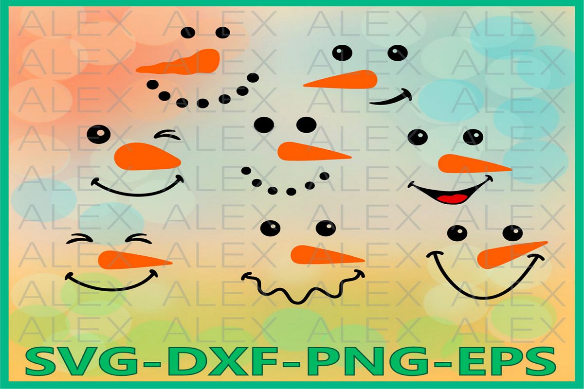 Snowman Face Svg Snowman Svg Christmas Snowman Face Svg Svgs Design Bundles