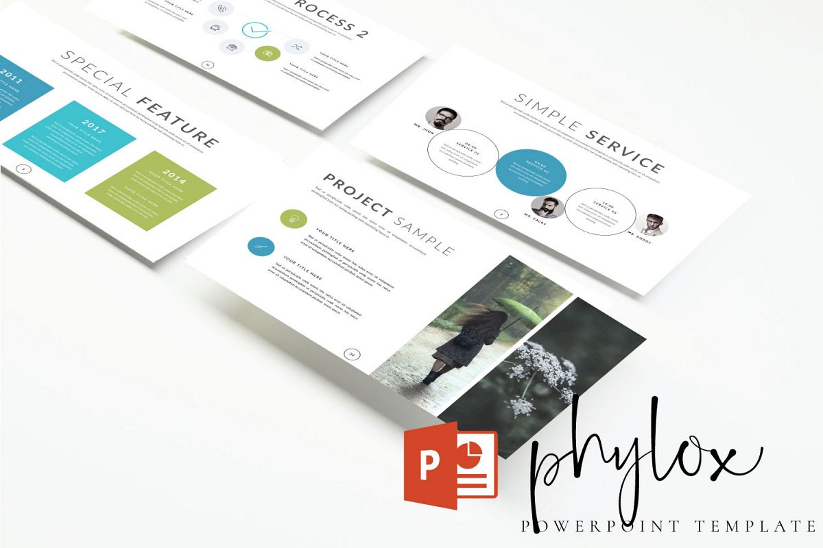 Phylox Powerpoint template example image 1