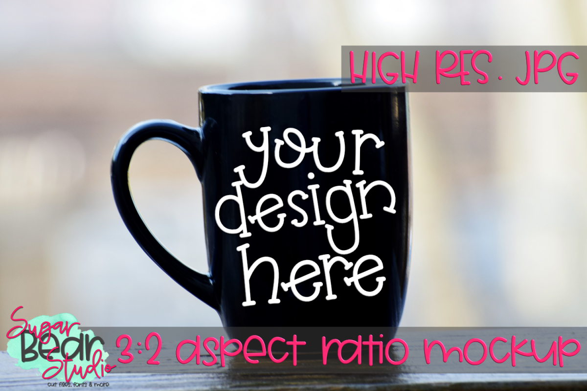 Left Hand Mug on Balcony Mockup example image 1