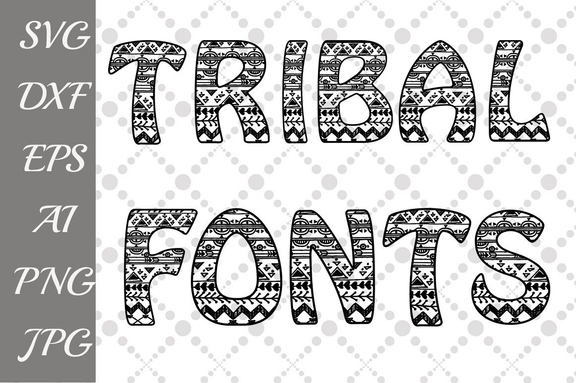 Tribal fonts Svg: 'AZTEC ALPHABET SVG' Tribal Alphabet Svg,Tribal