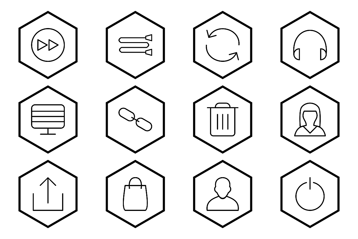 Set Of Multimedia Icons example image 1