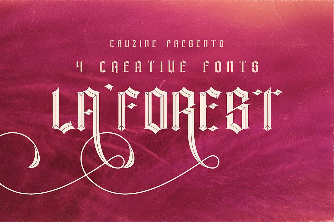 La Forest Typeface example image 1