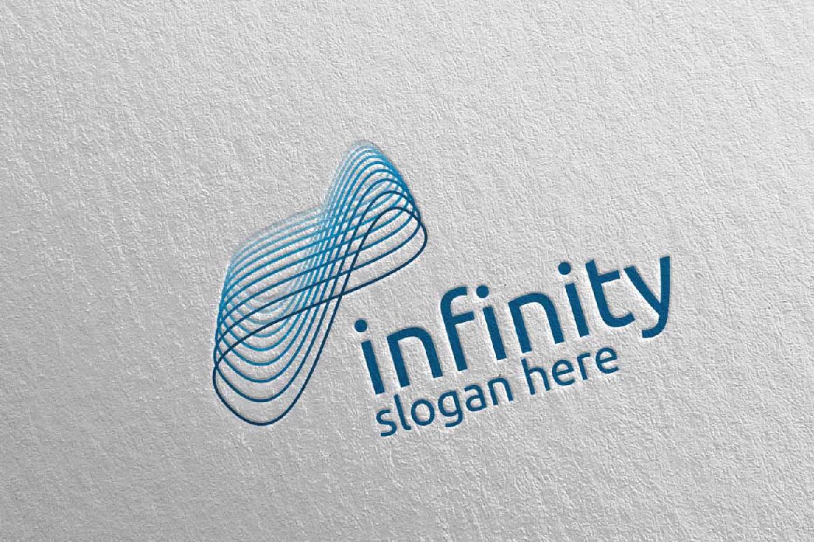 Infinity loop logo Design 24 example image 1