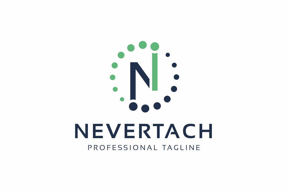 Nevertach N Lettre Logo example image 1