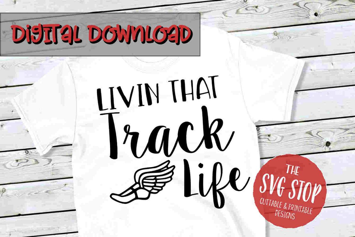 Track Life SVG PNG DXF example image 1
