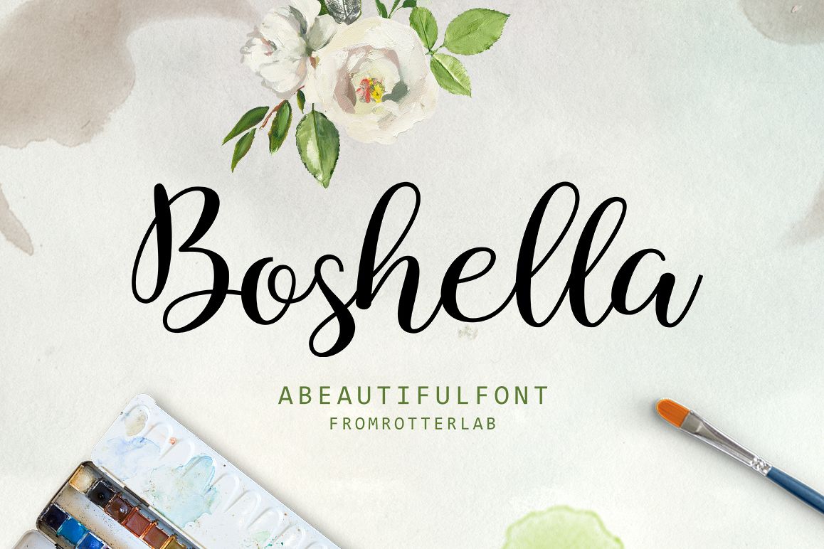 Boshella Script example image 1