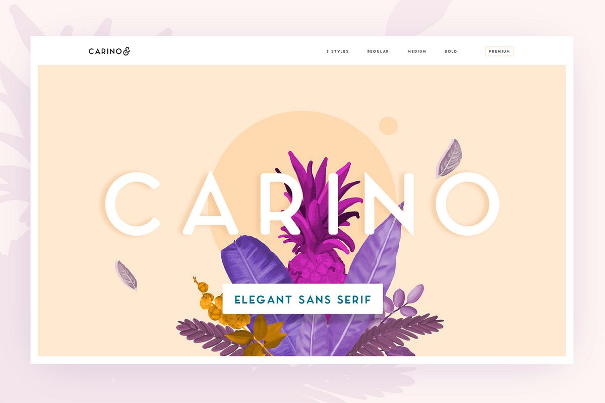 Carino - A Modern Elegant Typeface example image 1