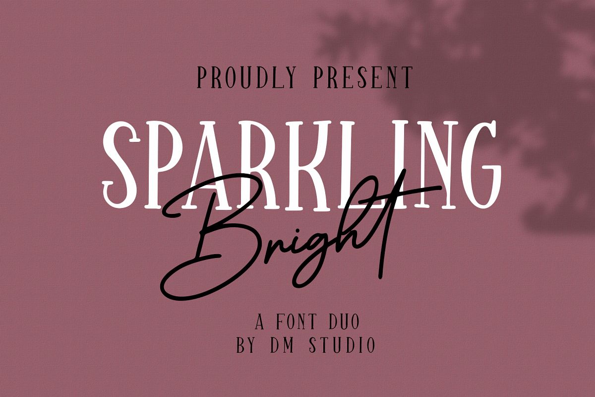 Sparkling Bright - Beauty Font Duo example image 1