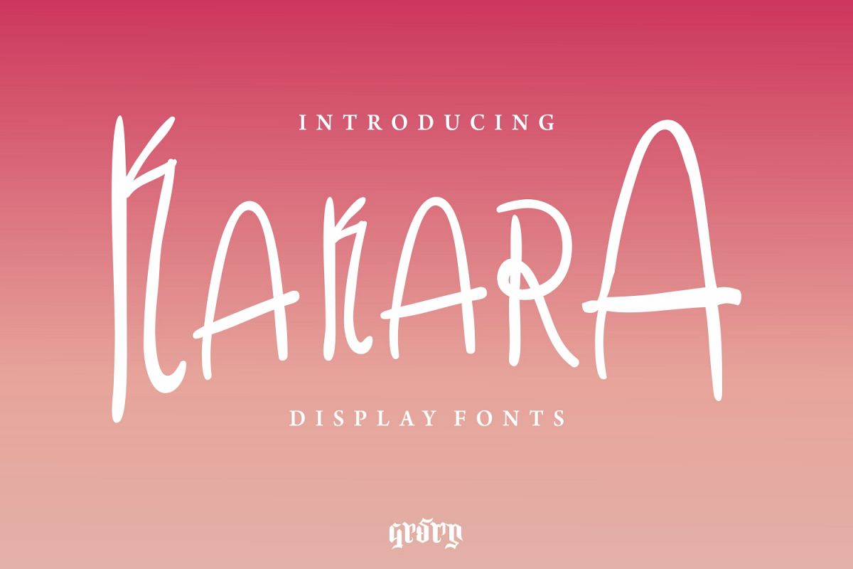 Kakara Display Font example image 1